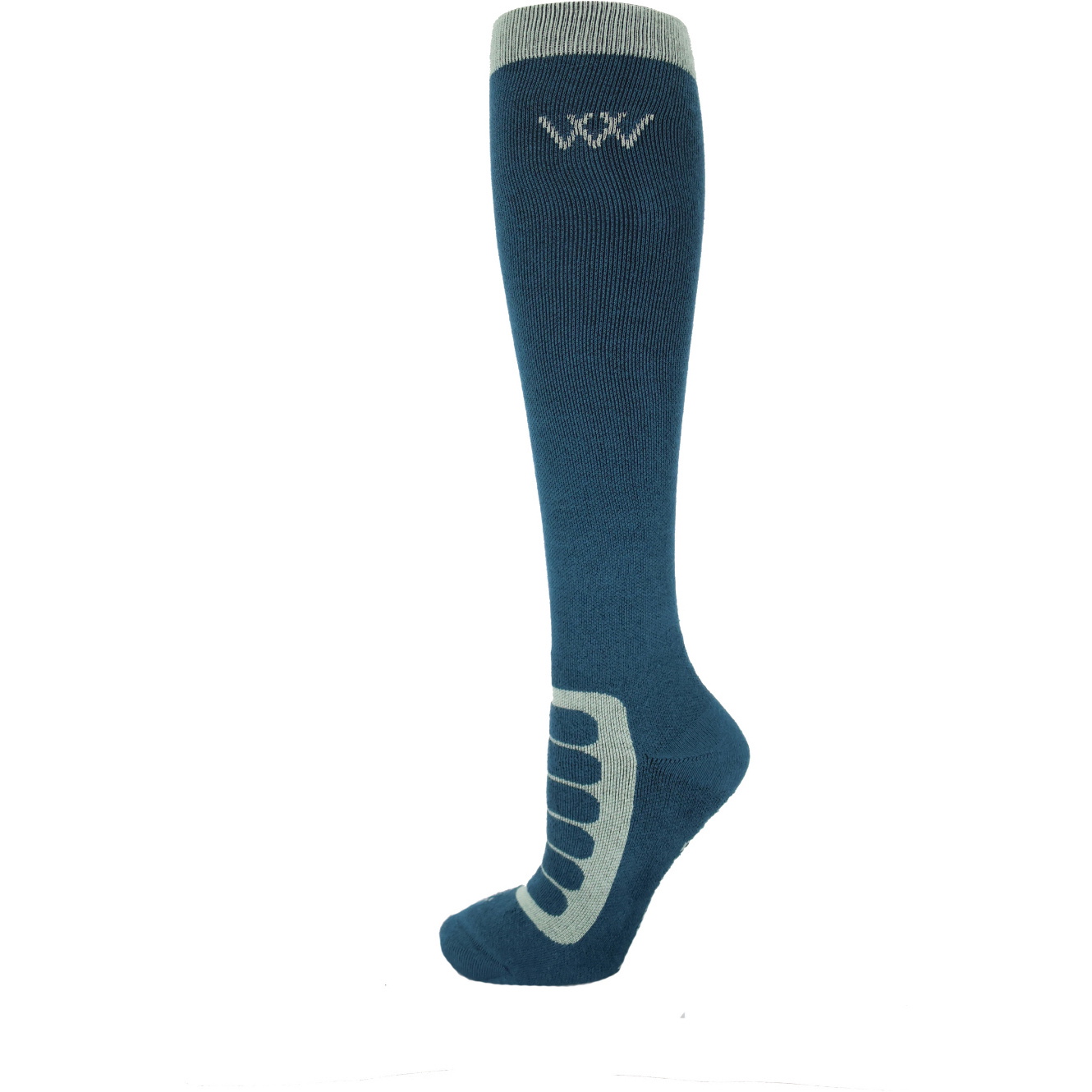 2025 Woof Wear Long Bamboo Tech Riding Sock WW0020-PTSA - Petrol Sage